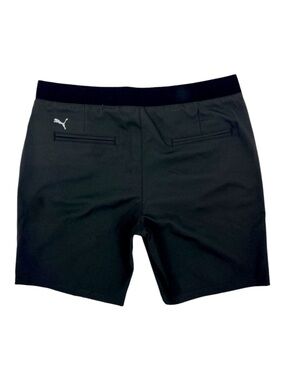 NWT’S Puma Shorts Mens XL Black Dry Cell Bermuda UPF 50 Flat Front SZ XL